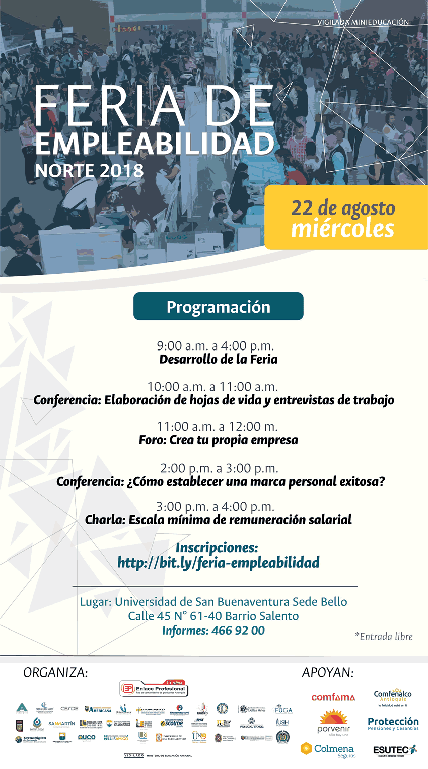 Programación Feria Empleabilidad Norte